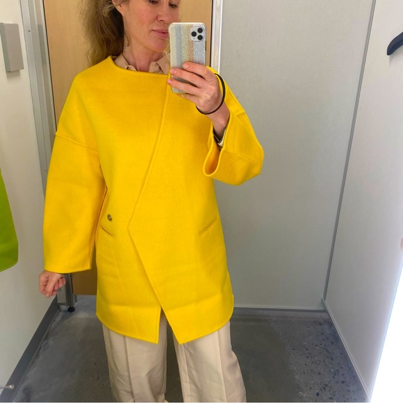 Blue Sky Factory Jackets & Blazers - Blue Sky Factory Mongolian wool coat Sz S/M